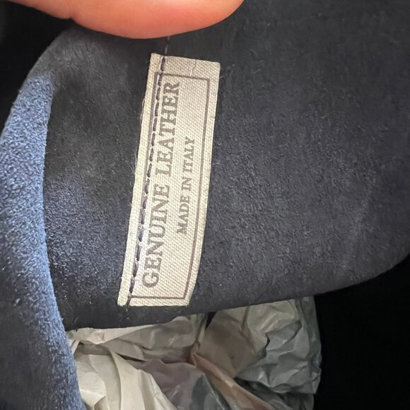 VINTAGE EMPORIO ARMANI SUEDE DRAWSTRING BUCKET BAG